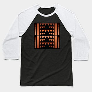 “Dimensional Mountains” - V.5 Brown - (Geometric Art) (Dimensions) - Doc Labs Baseball T-Shirt